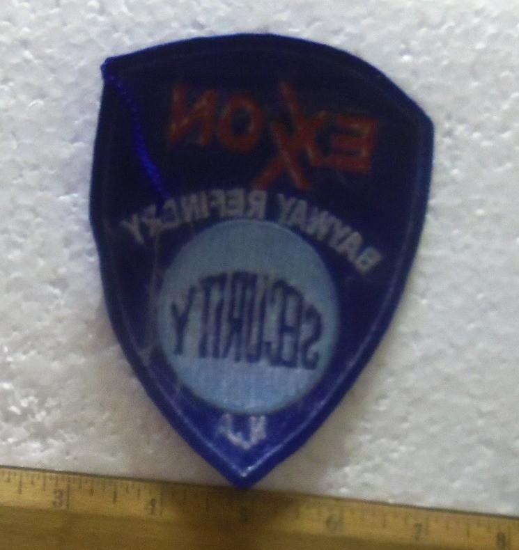 Exxon - Bayway Refinery - Security Embroidered Patch (NOS)