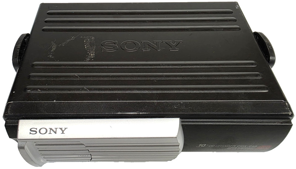 Sony CDX-656 Compact 10-Disc CD Changer For Car Black Untested