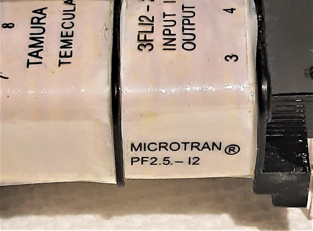 Tamura 3FL12-200 115/230V Primary dual 6.3V Secondary 2.5VA Flat PCB mount