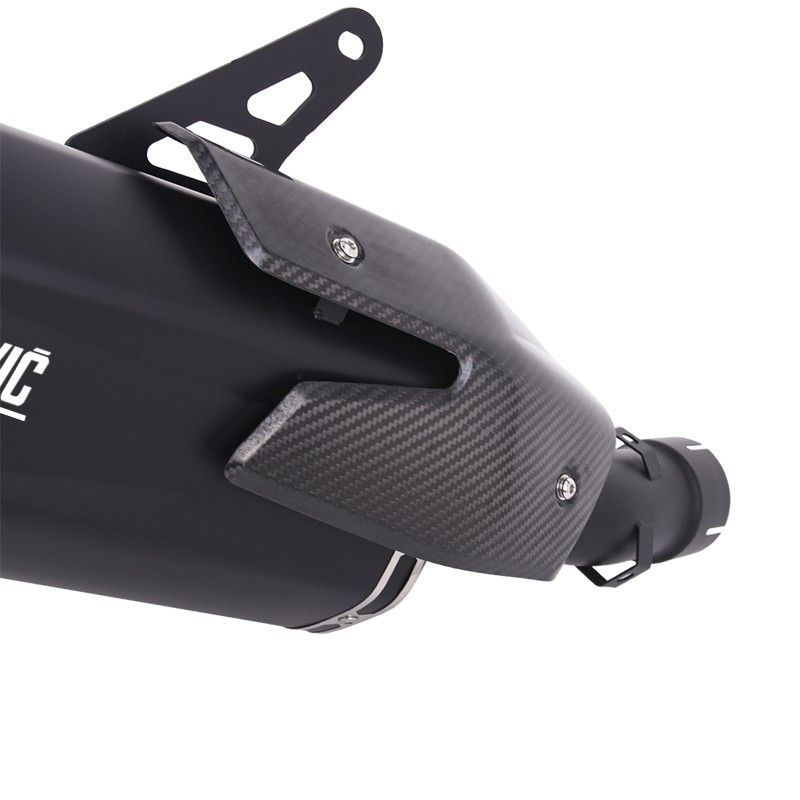 Slip On For BMW R1250GS Adventure 2019-2023 Exhaust Black Muffler Tail Pipe 65mm