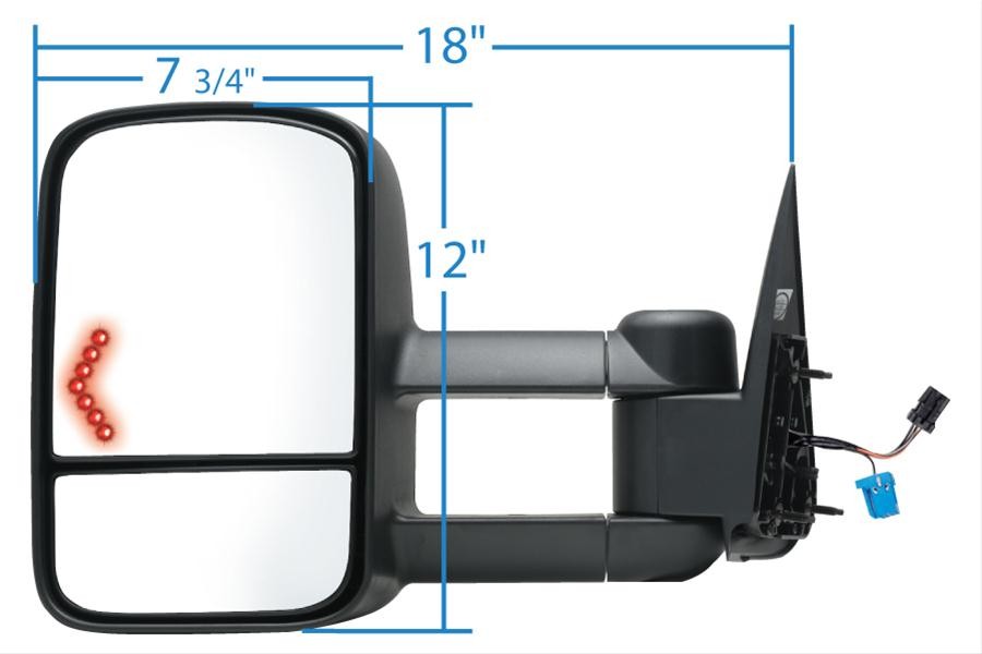 K Source/Fit System 62076GE Door Mirror