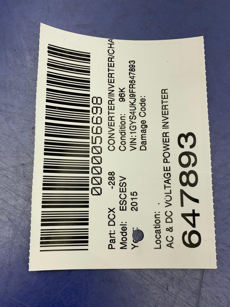 2015 CADILLAC ESCALADE ESV OEM AC & DC VOLTAGE POWER CONTROL MODULE 23217954