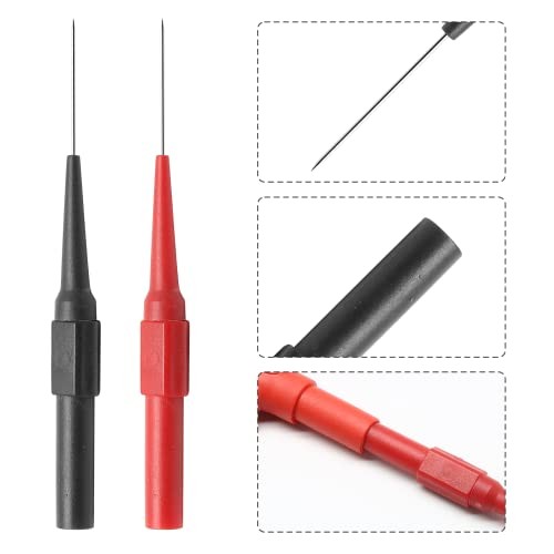 10pcs 0.7mm Back Probe Pins, Electrical Needle Probes, Insulation Piercing Pin