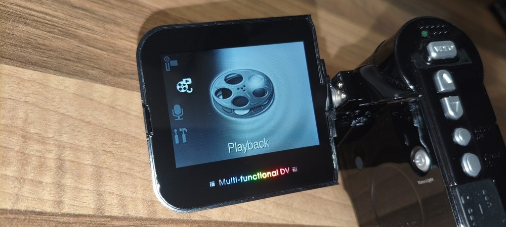 Aiptek DZO-V5OS 5.0MP Compact Digital Video Camera Camcoroder Black Tested