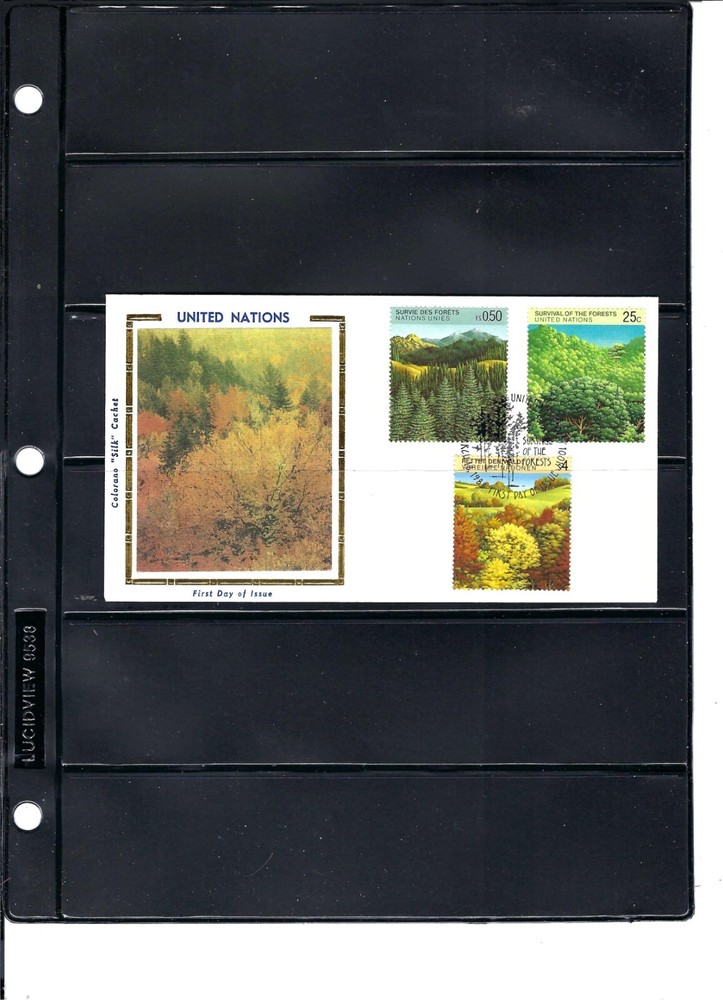 1988 FORESTS COMBO FDC - OLORANO SILK Cachet (345A)