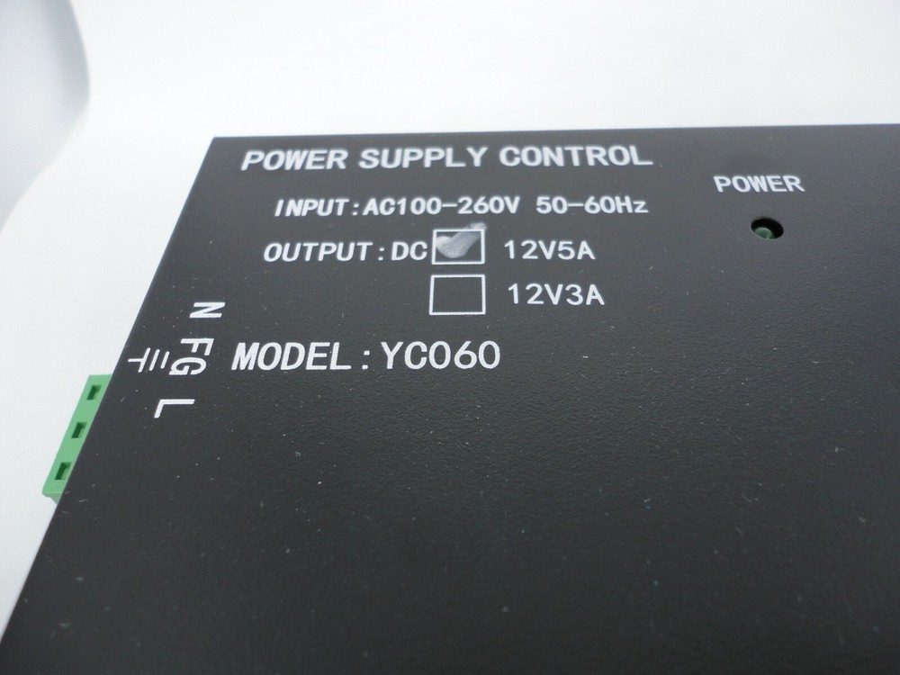 Electric Door Access Lock Control System Power Supply 12V 5A Adjustable Timer A+