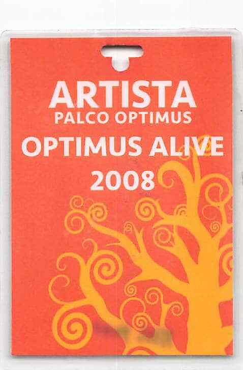 Neil Young Backstage Pass 2008 Orange Laminate Variant