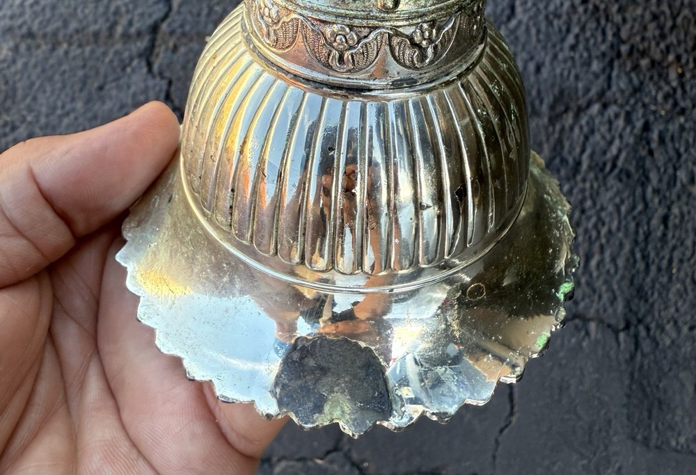 VINTAGE Silver Plate Wine Funnel