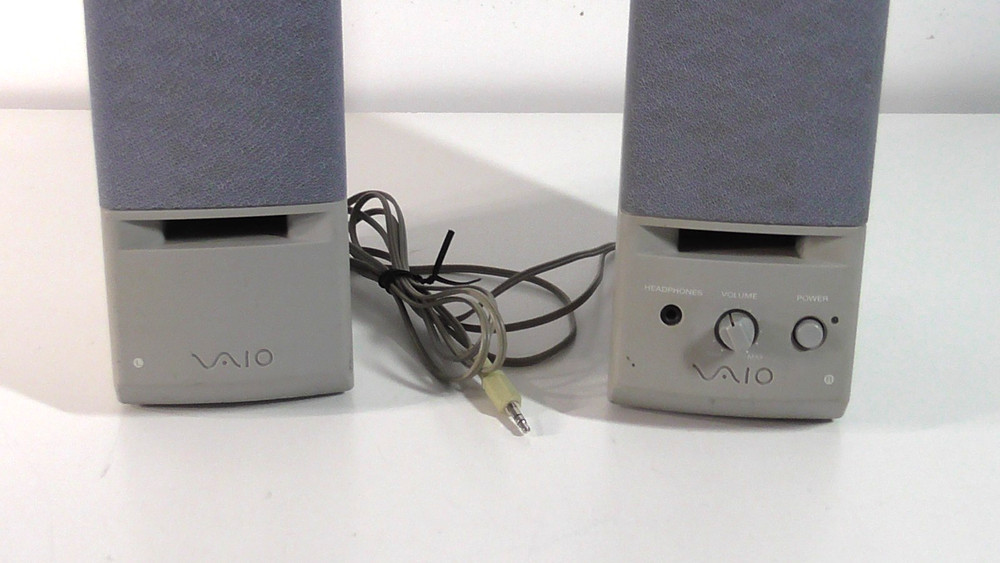 ORIGINAL VINTAGE SONY VAIO COMPUTER SPEAKERS MODEL PCVA-SP2