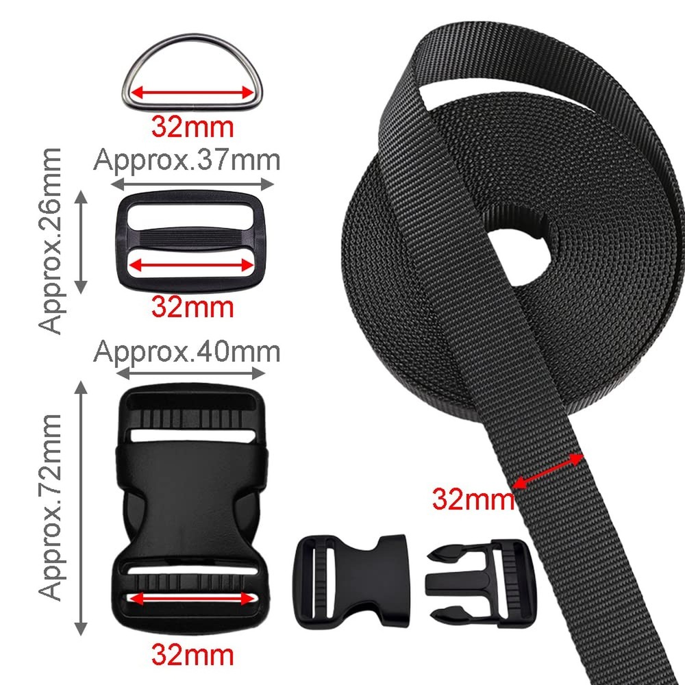 CooBigo quick release buckles 1-1/4"sets