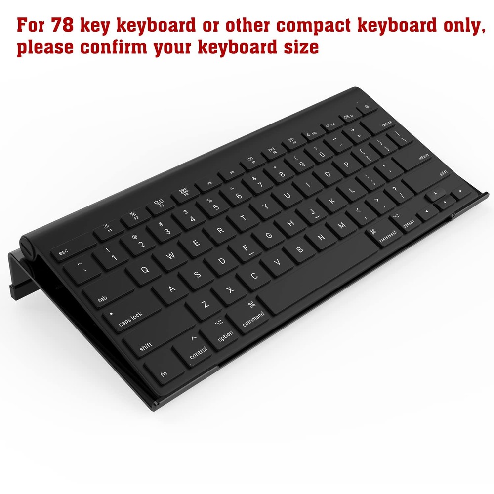 KOTEMON Mini Computer Keyboard Stand-11.8'' x 5.1''-Small Black
