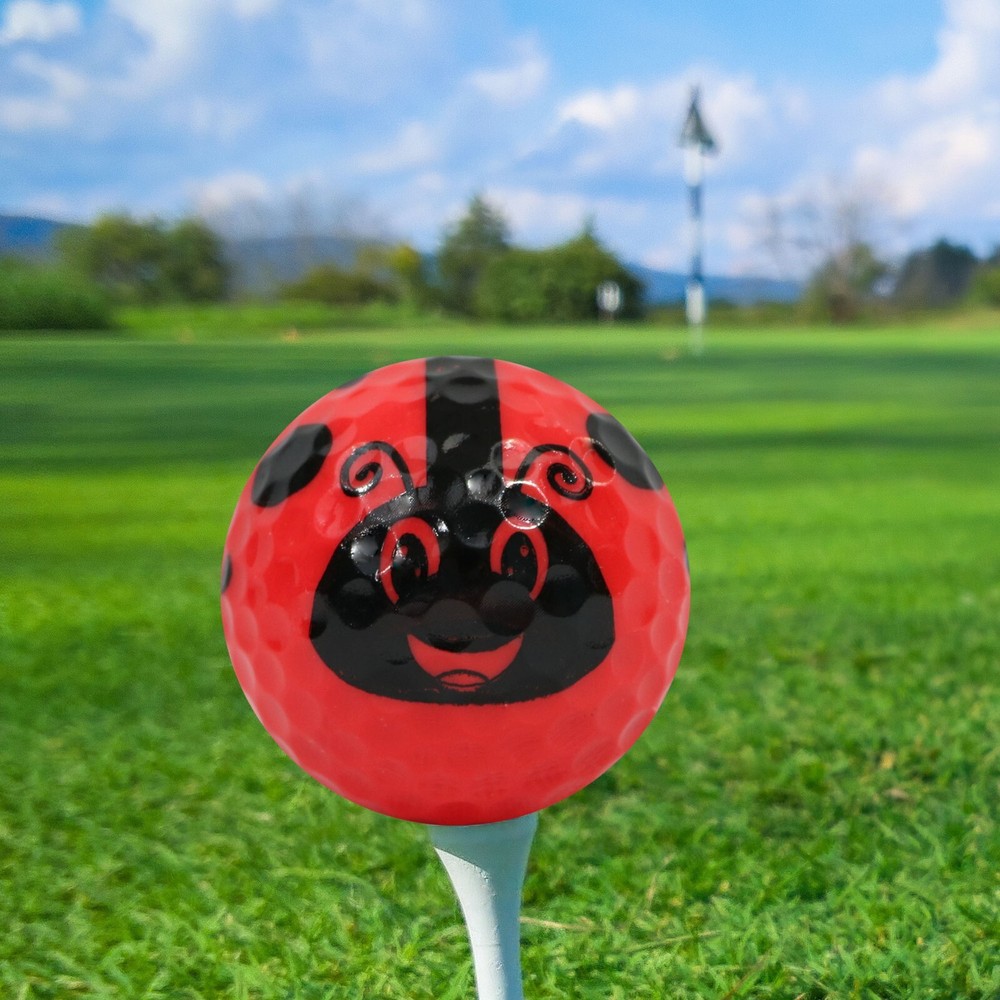 Lady Bug Golf Balls 3 pack - Great Gift Idea!
