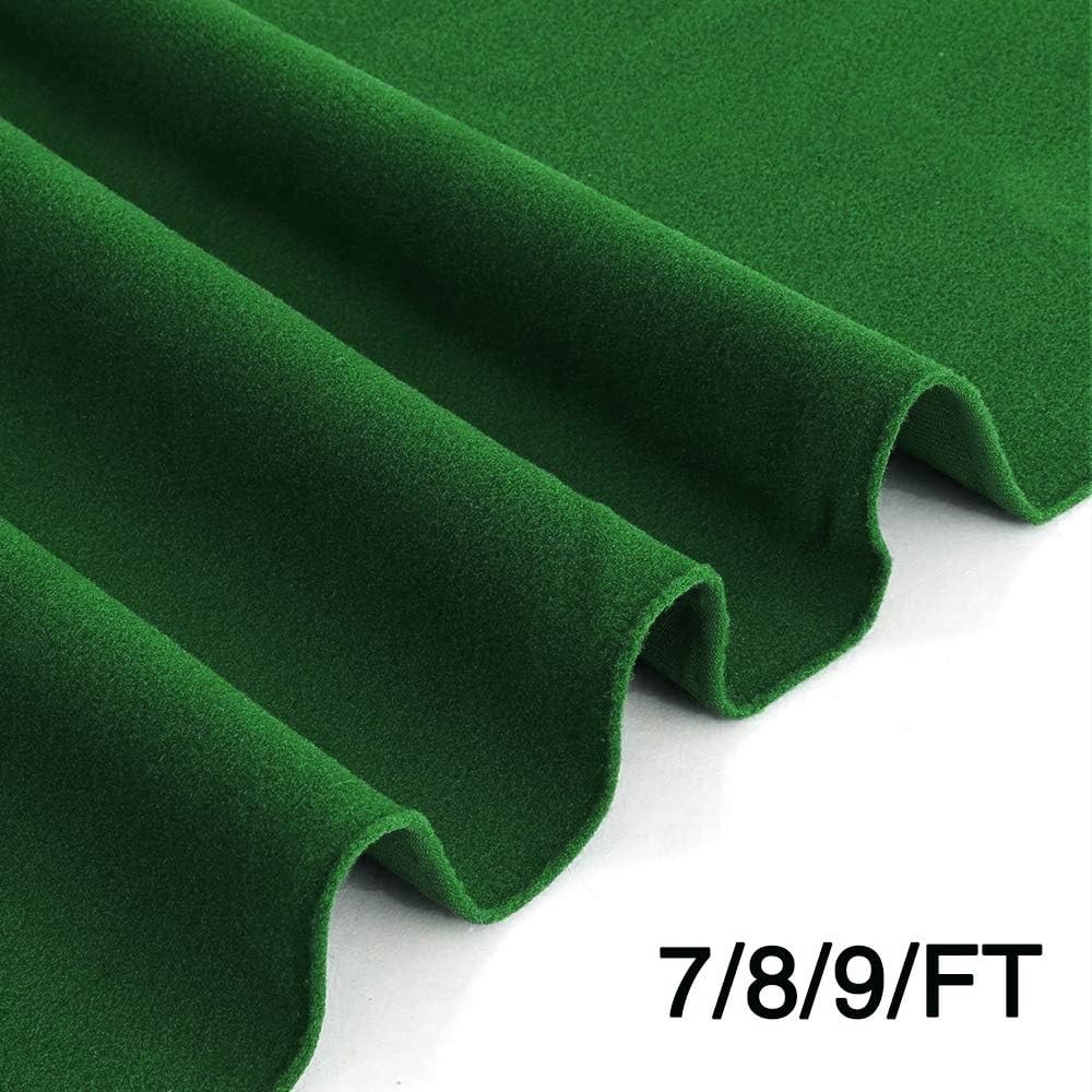High Performance Pool Table Felt - Single-Sided Nylon, 7/8/9 Foot Options