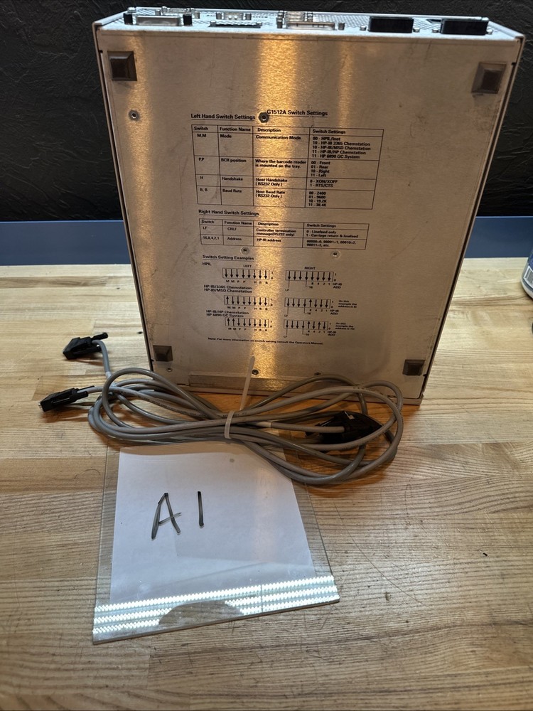 HP/Agilent G1512A GC AutoSampler controller