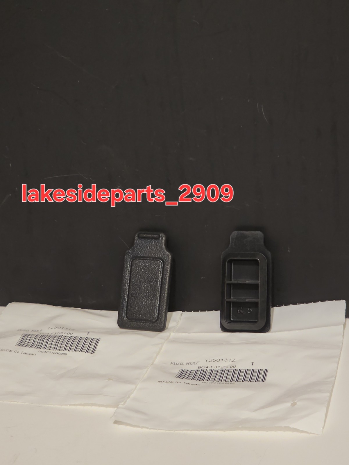 (2) GENUINE YAMAHA WOLVERINE RMAX YXZ1000R DASH ROCKER SWITCH BLANK CAP PLUG