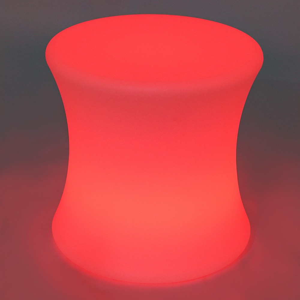 LED Light Cube Stools Chair 16 Colors Changing Rechargeable w/Remote Control