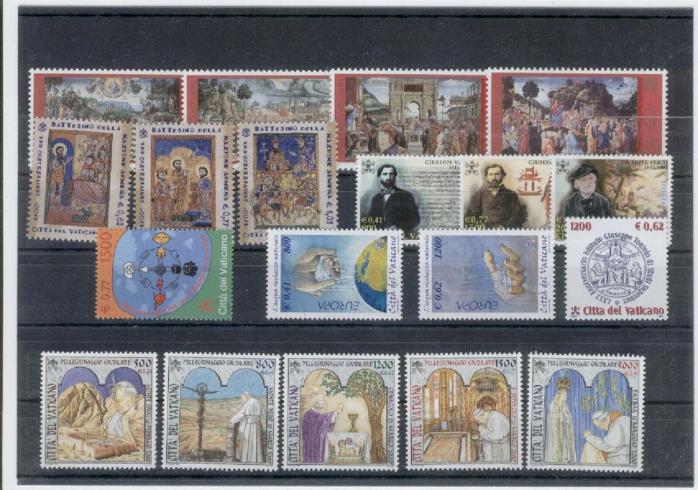(FY01) Vatican 2001 Yearset MNH ** FREE POSTAGE **      v2  H0809