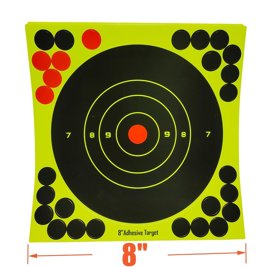 100x8" Shooting Target Rifle Gun Adhesive Stick Splatter Reactive Practice Range