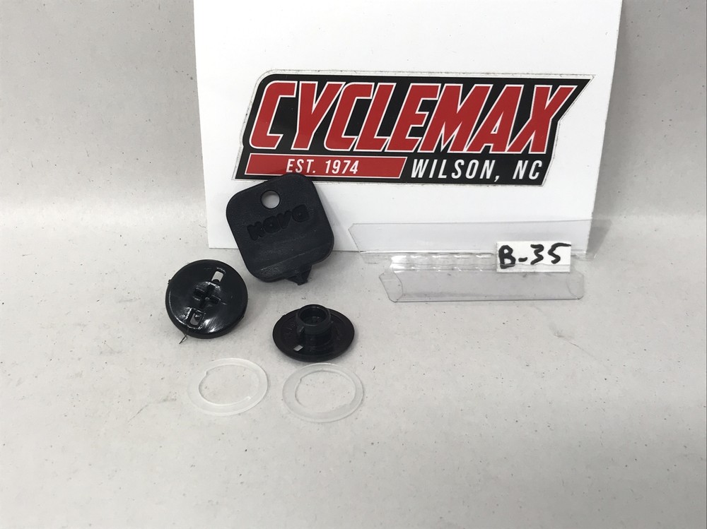 NAVA “NOS” Visor Screw Replacement Kit - Black (B-35)