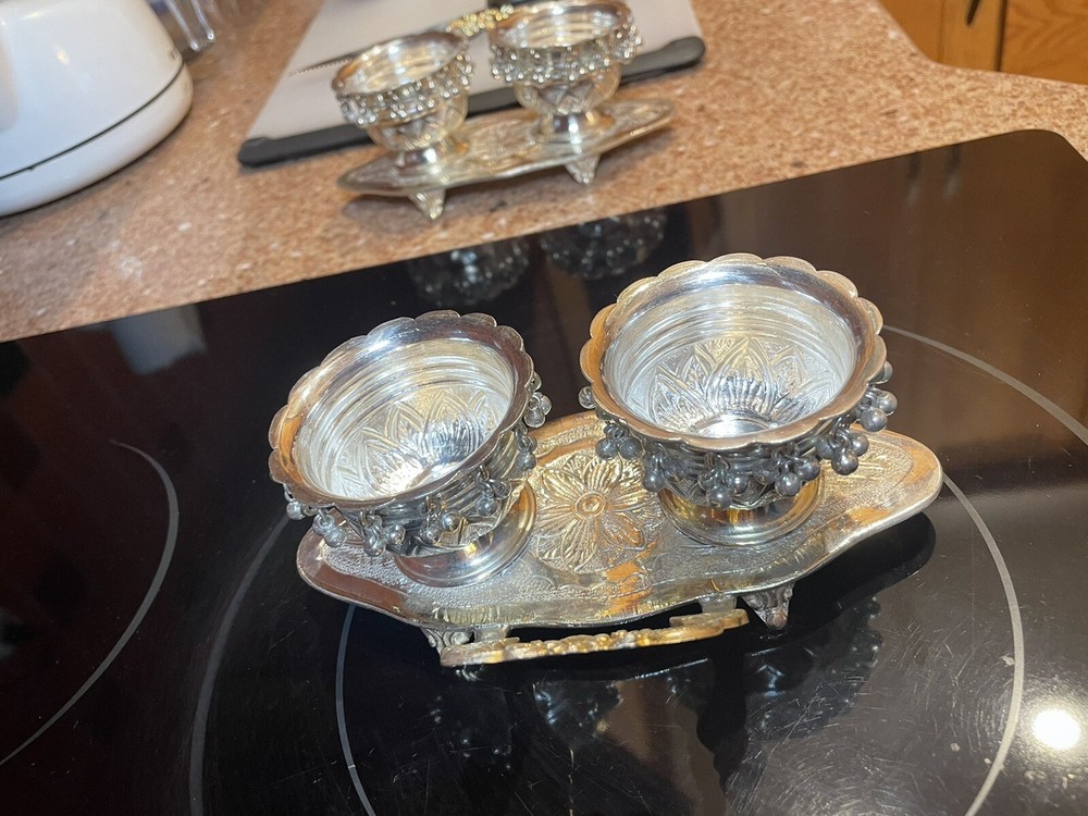 silver decorative holders
