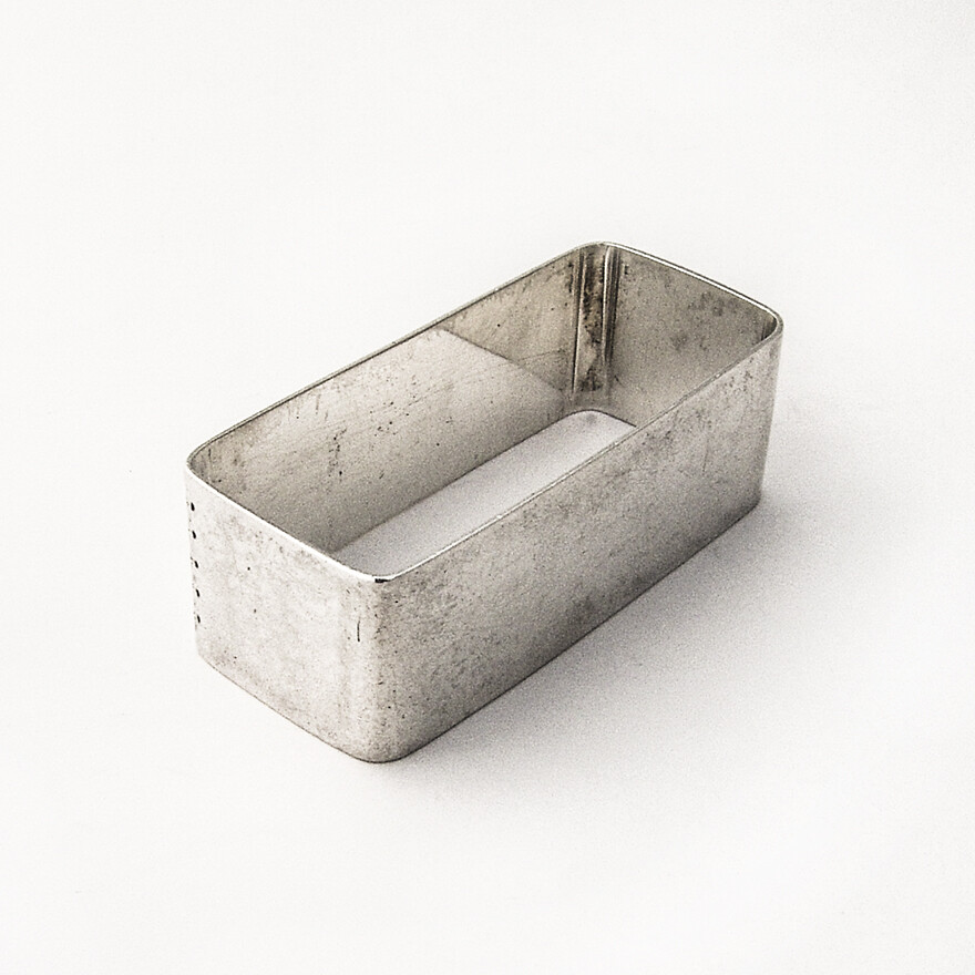 Helen Rectangle Napkin Ring Watrous Sterling Silver