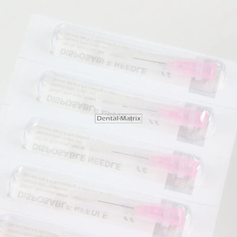 100x Painless small needle beauty ultrafine syringes Tip 32G 1.5/2.5/4/6/8/13mm