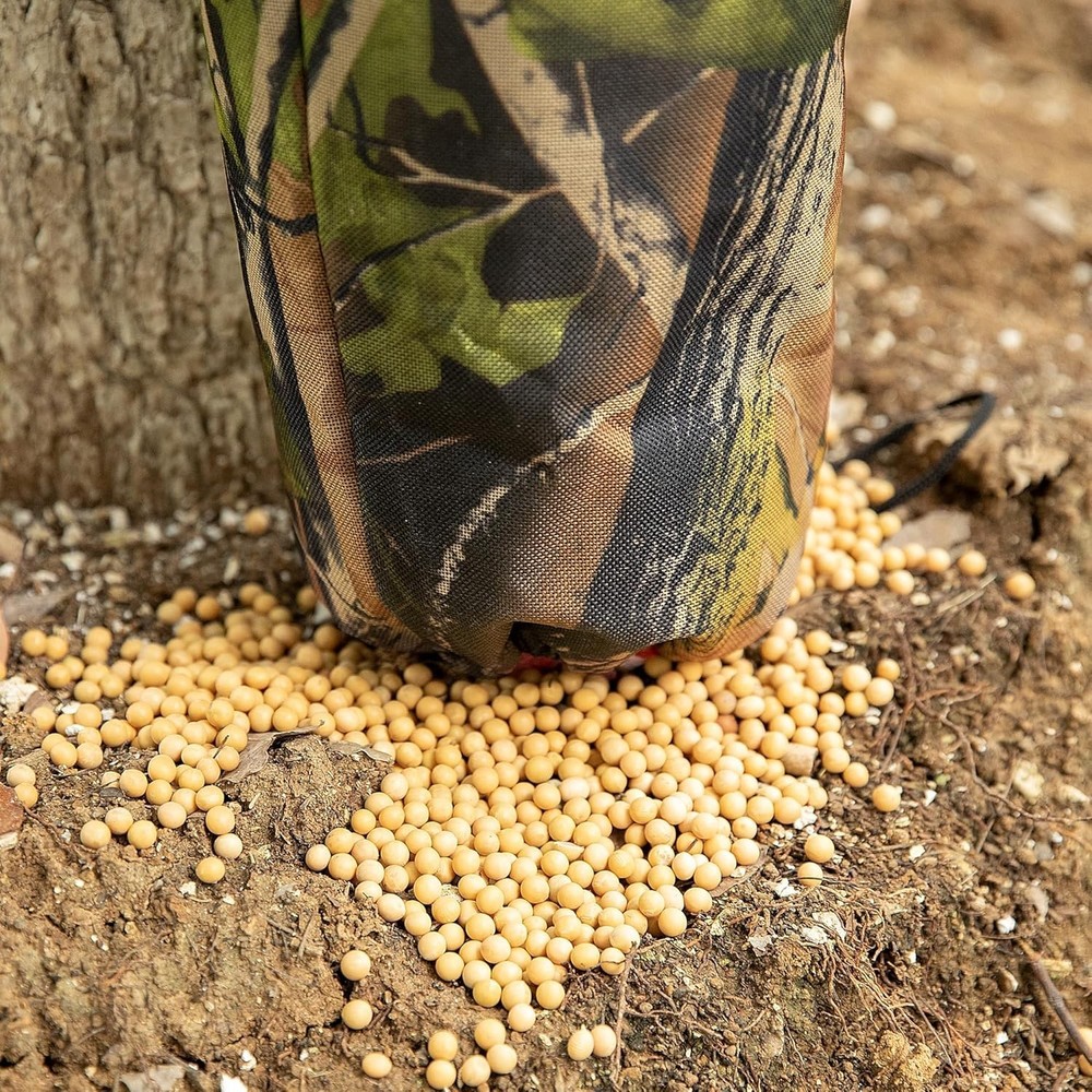 Adjustable 100 lb Tree Hugger Gravity Deer Feeder - Weatherproof Design