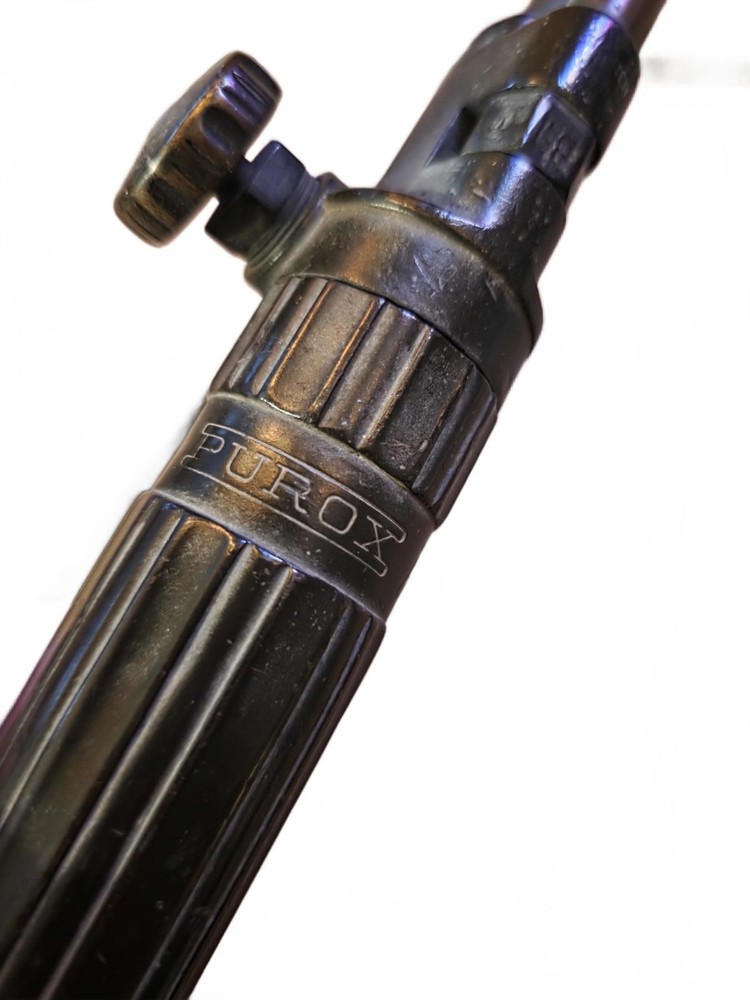 Vtg Purox Solid Brass Welding Torch Type E