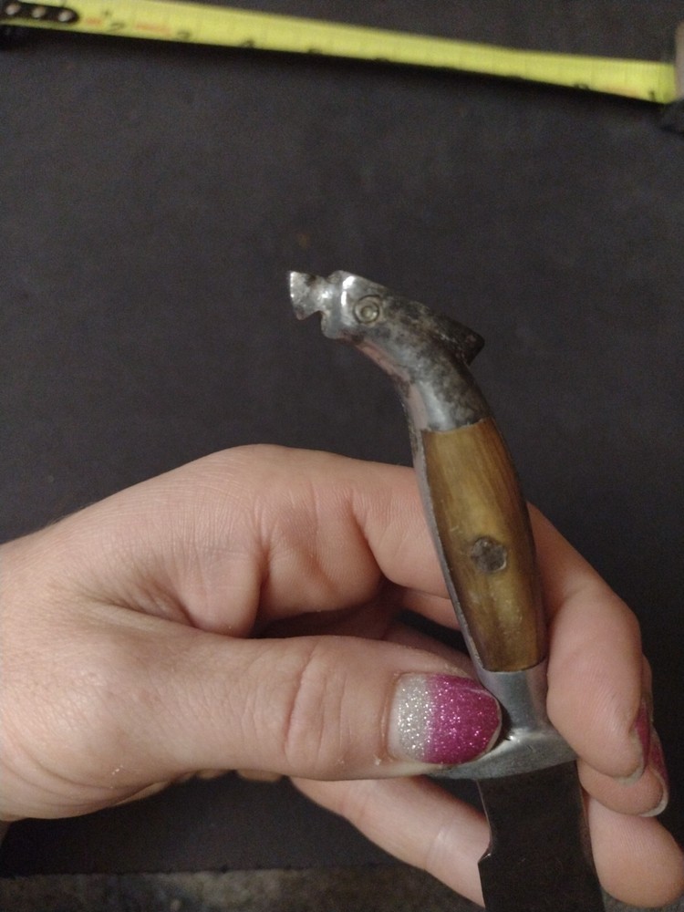 Fixed Eagle Head Vintage Dagger Made in Mexico