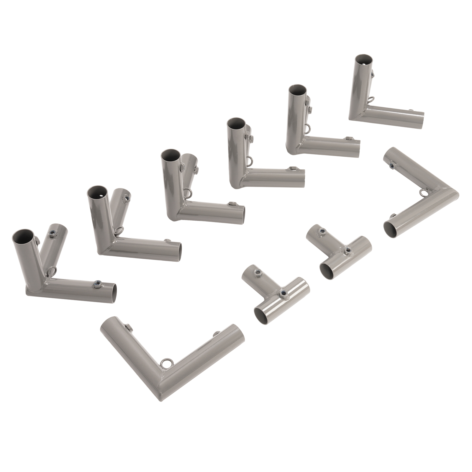 10 X 1" Golf Frame Corner Kit with Threaded Eye For DIY Outdoor Golf Cage Net