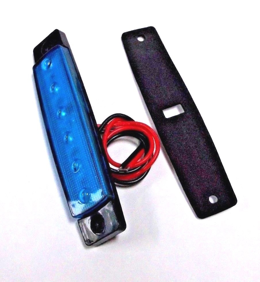 Large BBT 12 VDC Waterproof Blue LED Light