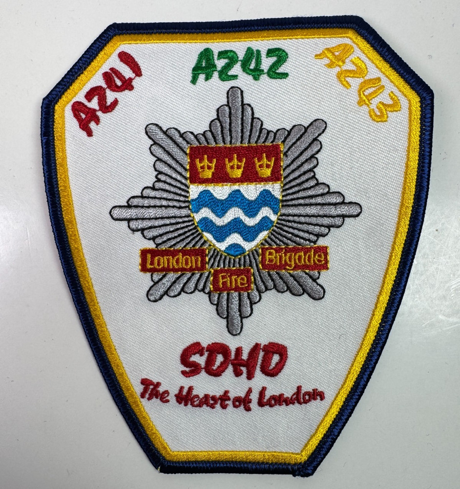 England Londo Fire Brigade SOHO Patch BB7