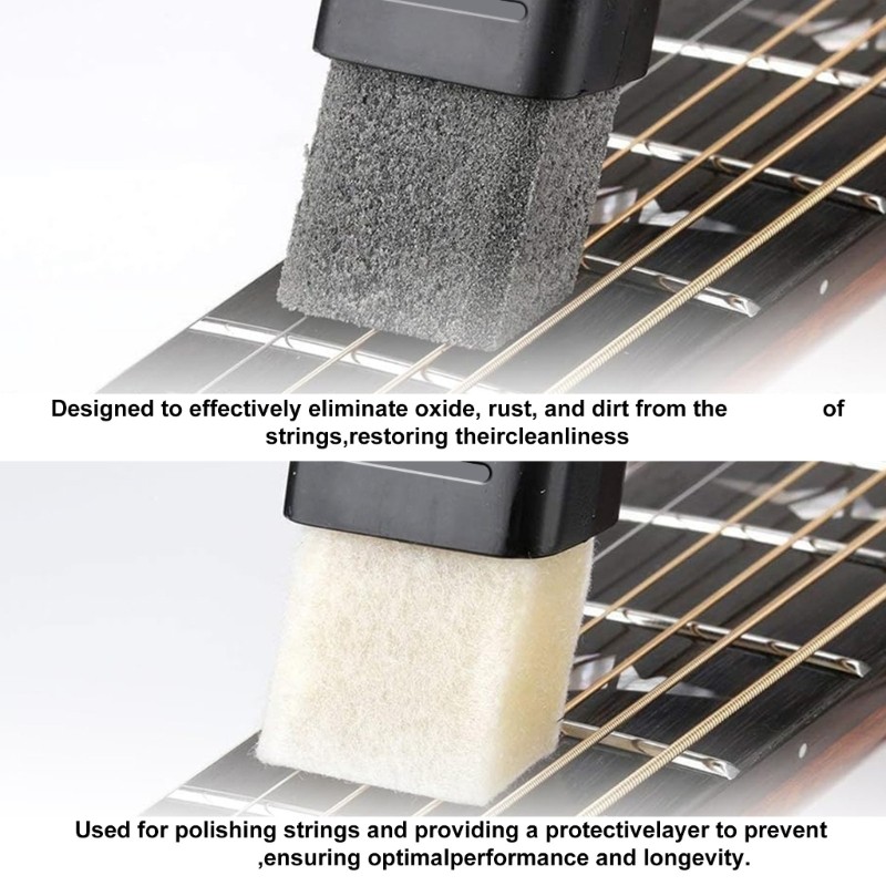 Compact String Care Solution For Guitars Removes Sweat Dirt Improves Resonance