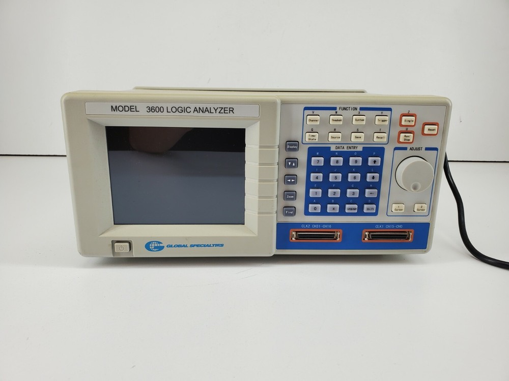 Global Specialties 3600 Logic Analyzer 32 Channel Logic Analyzer Tested Working