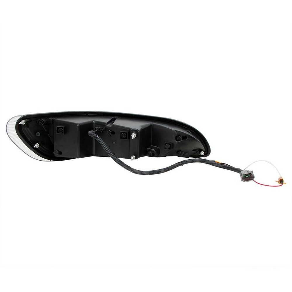 Peterbilt 386 Quad-LED Headlight Assembly Black Driver Side
