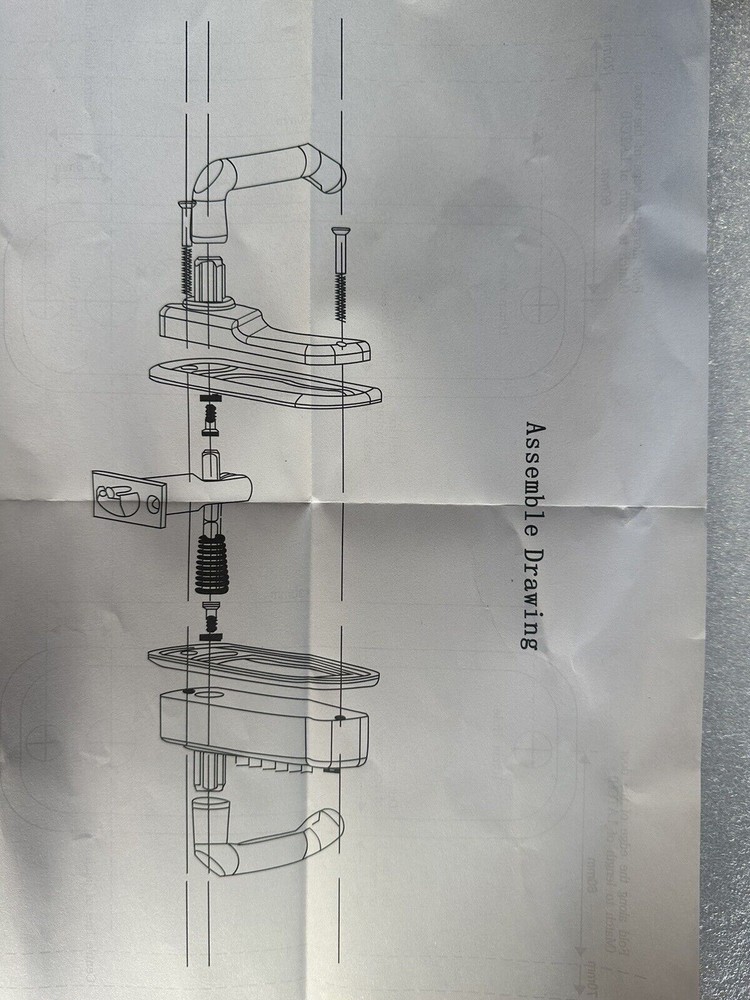 Keyless Double Side Entry Gate Door Lock Mechanical Code Combination Fence Lock