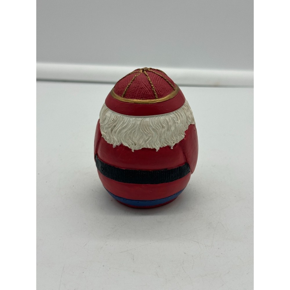 Roly Poly Firefighter Santa Claus Christmas Decor