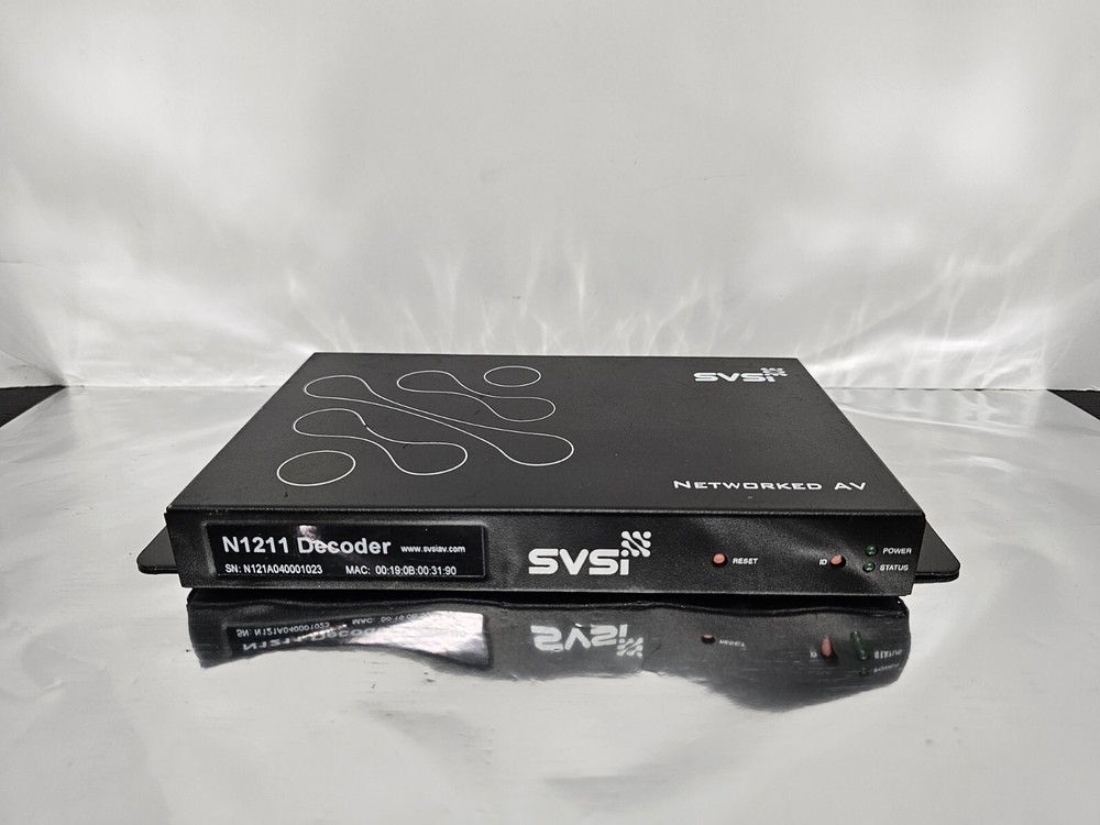 SVSi N1211 Networked AV Decoder Security Surveillance Monitoring Audio Visual