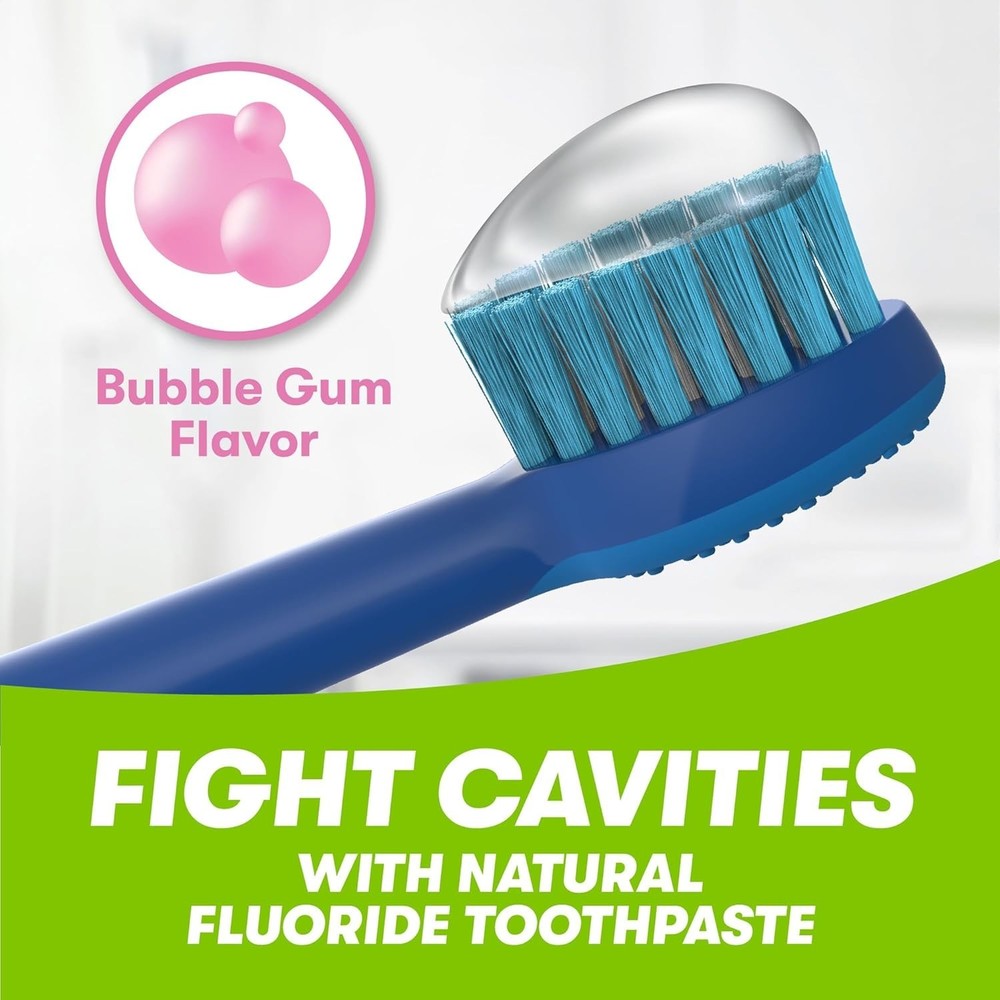 Bubble Gum Kid's Natural Fluoride Toothpaste - ADA Accepted, Fun 4.2 OZ
