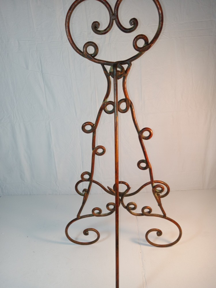 Rustic Iron Metal ~ Display Stand ~ Easel 27"
