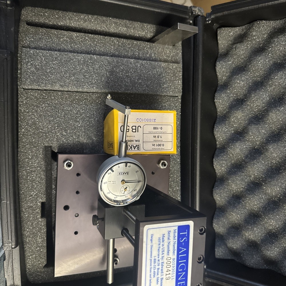 TS-Aligner Tool for Table Saws Model BOI930111, Dial Indicator w/case