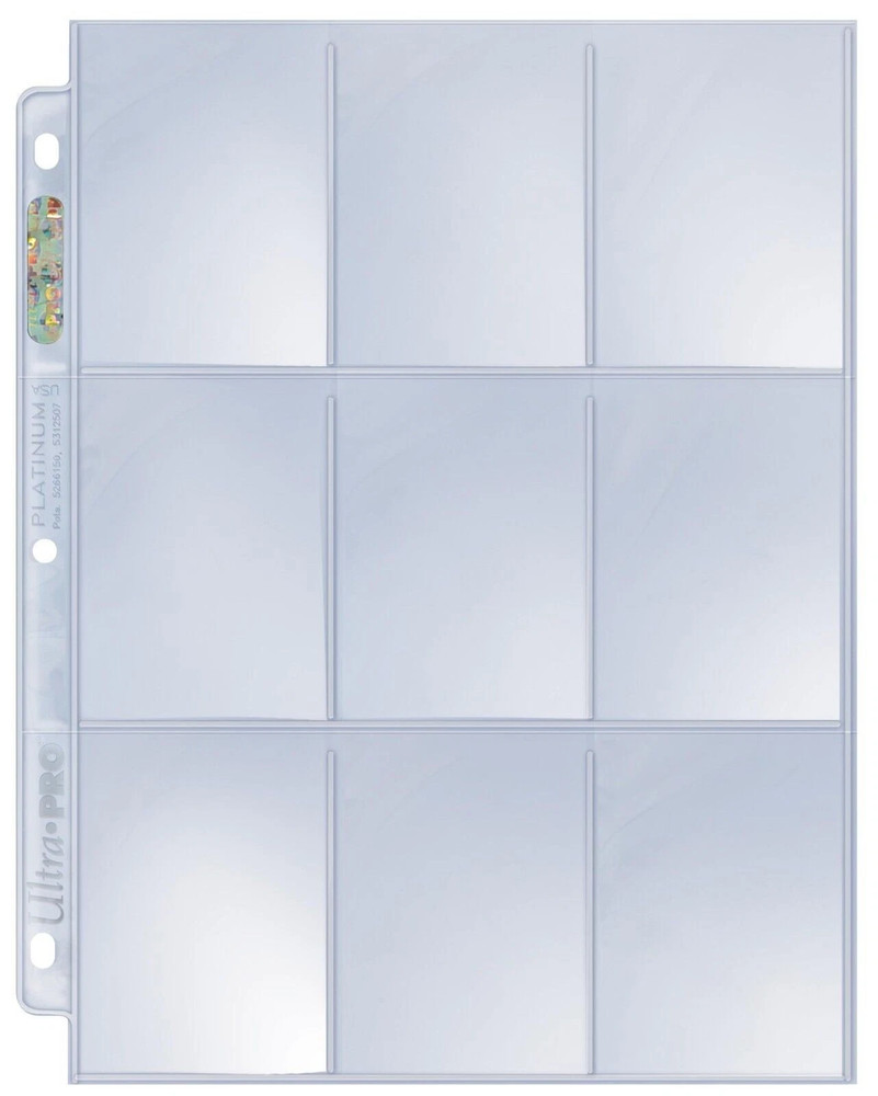 300 Ultra Pro Platinum Pages - 3 Boxes of 100ct Pages