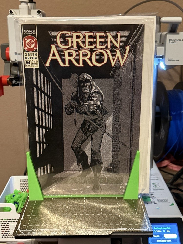 comic book wall display