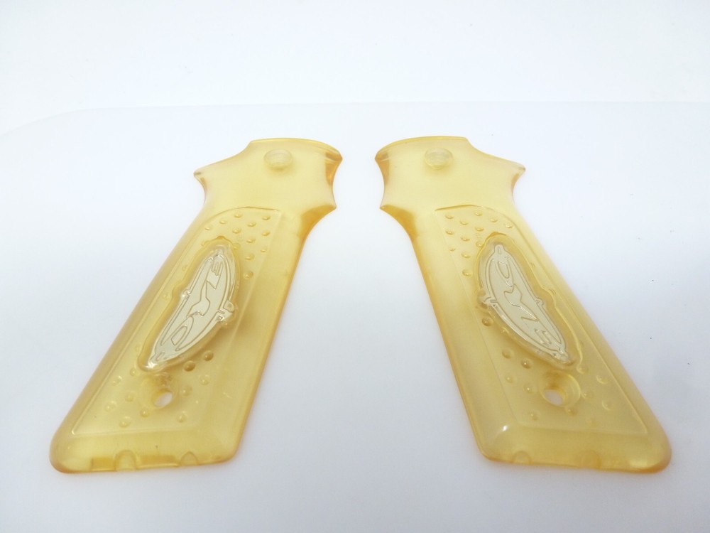 NICE DYE CLEAR GRIP PANELS 45 TRIGGER FRAME AUTOCOCKER BOB LONG SHOCKER ION PB