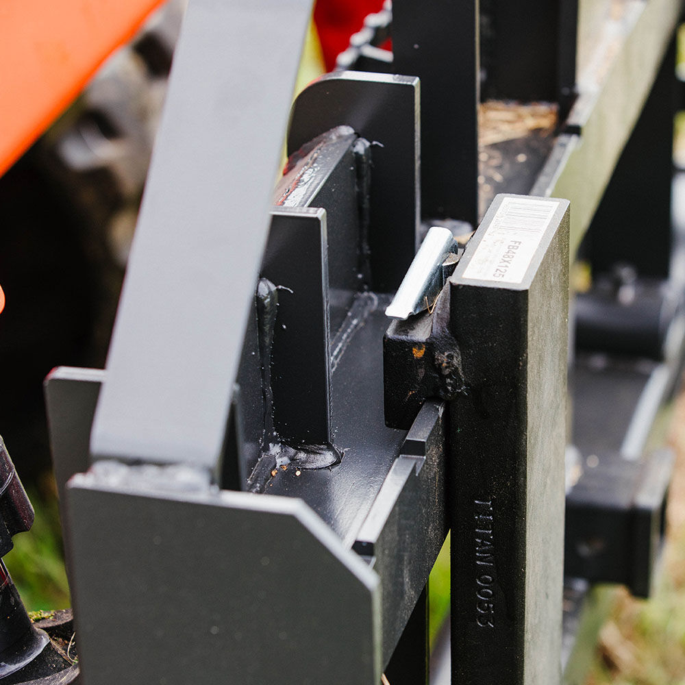 Titan Attachments Standard Series Pallet Fork Frame, Quick Tach Connection