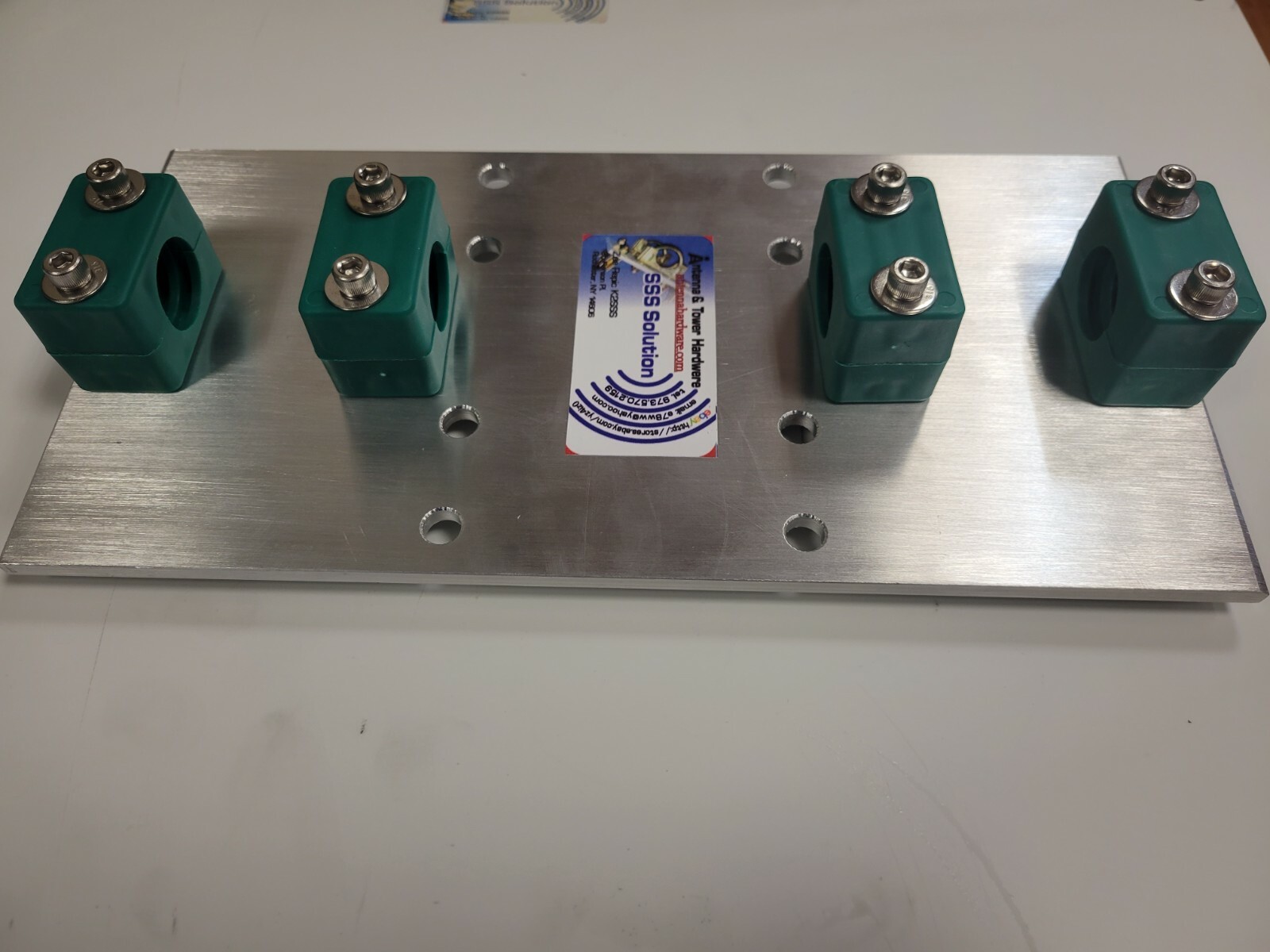 6"x12" Dipole-Driven Element Al.Antenna Plate 5/8" Driver Element. to 3" Boom