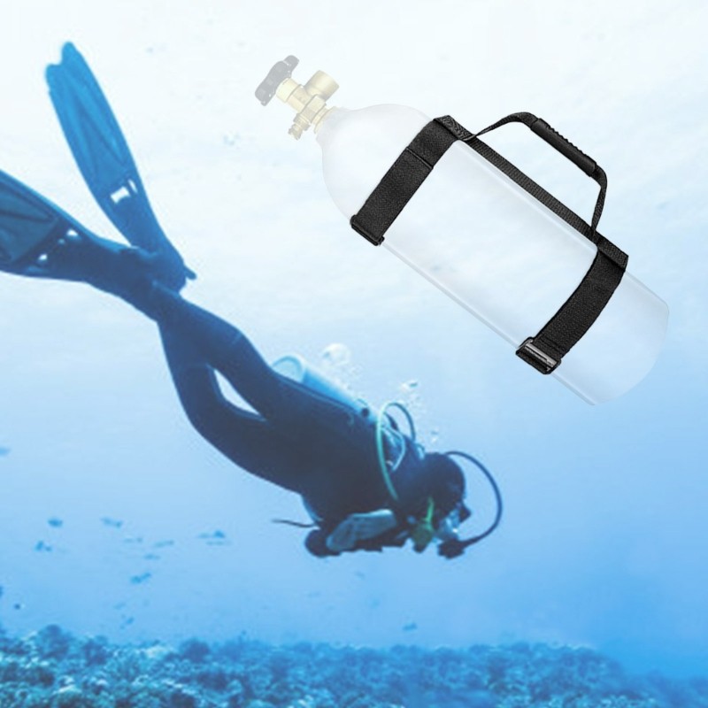 Adjustable Air Cylinder Carriers with Comfortable Handle Bottle Holder Strap