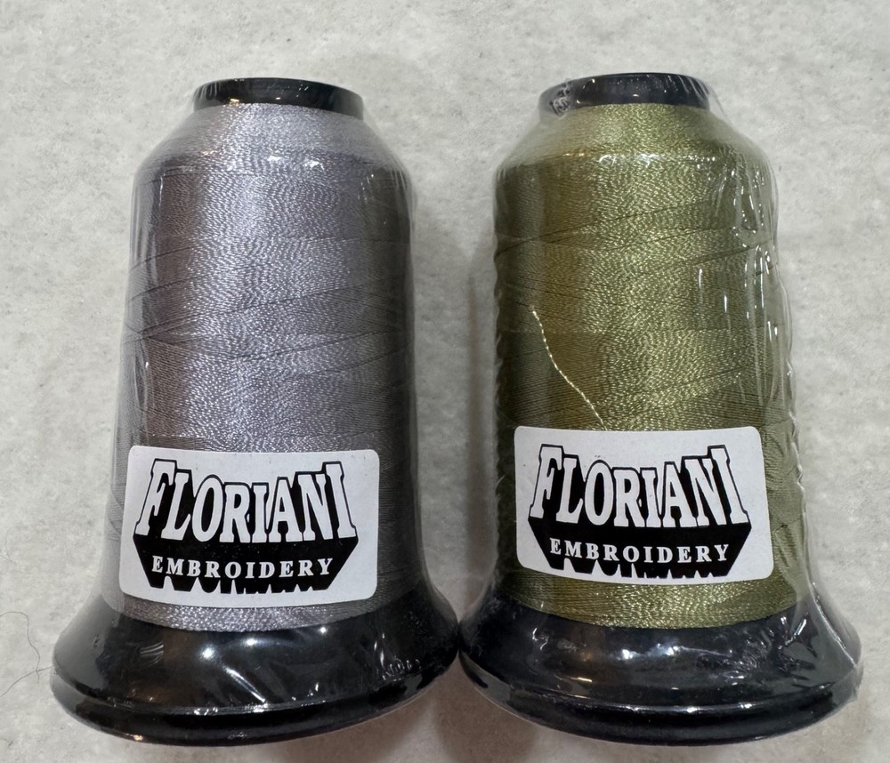 Floriani Embroidery Thread 10 New Spools Polyester Multiple Colors
