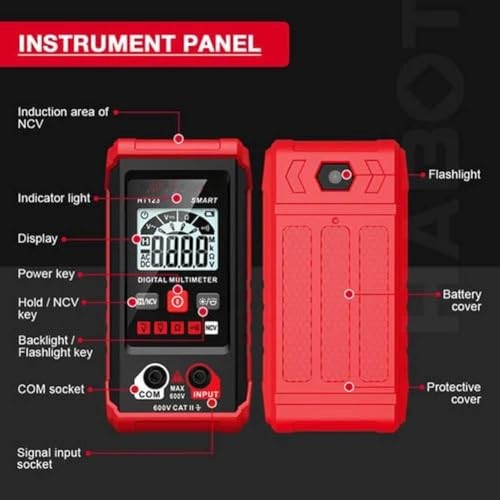 Ht Automatic Digital Multimeter,Tm-510 4000 Counts Smart Digital 1 PCS