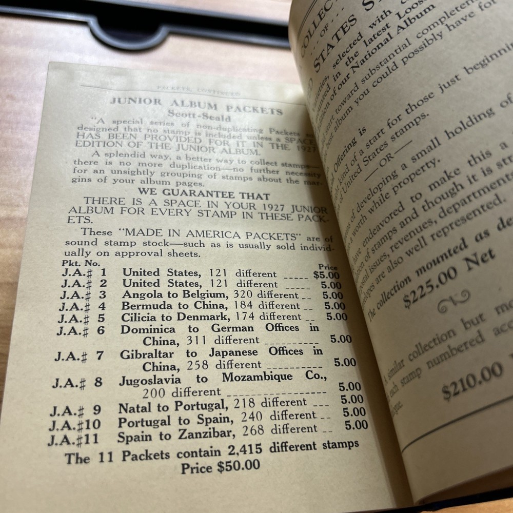 Vtg.Scott 1929 Standard Postage Stamp Catalogue 85th Edition Philately Reference